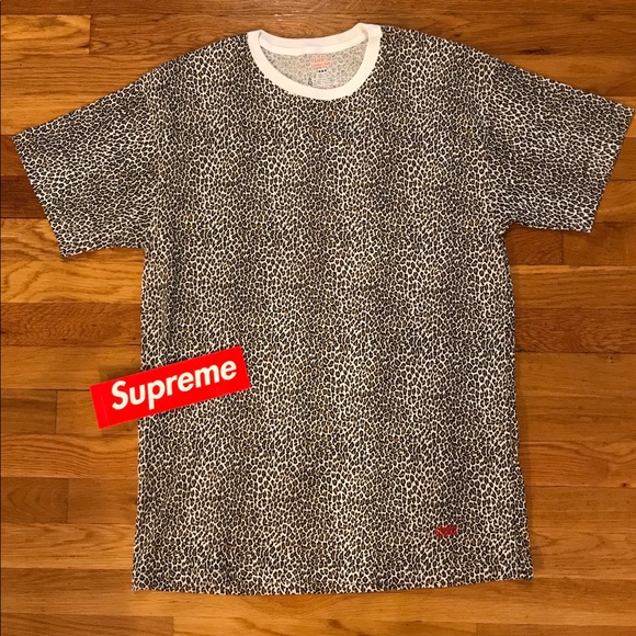 supreme leopard shirt